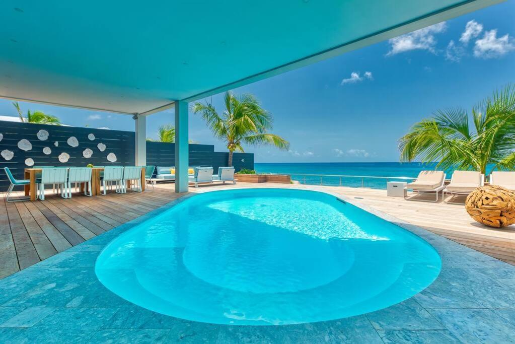 Surfsong Villa- Luxury Water Front Villa For 12 Maho Exteriör bild